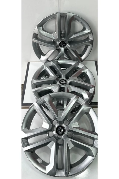 TİSA Megane 4 Clio 4 16 Inç 5 Bijon Jant Kapağı Takım 4lü Set - Resim 5
