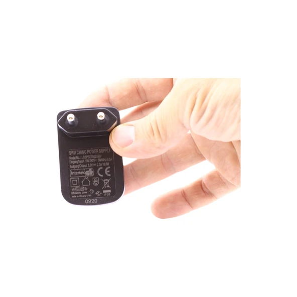 USB Girişli 5V 2A Şarj Adaptörü elefon Tablet Powerbank Uyumlu Güvenli Seyahat Ev Ofis Kullanım - Resim 5