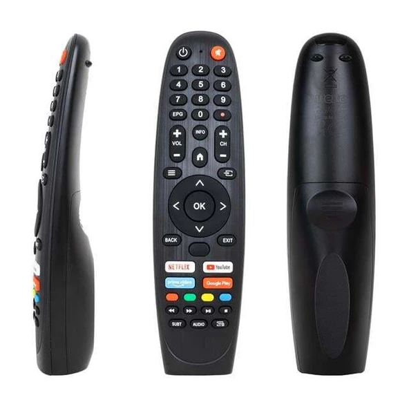 Weko Onvo-Profilo-Saba Netflix-Youtube-Google Play-Prime Video Tuşlu Ses Komutsuz LCD LED TV Kumanda ürün görseli 1