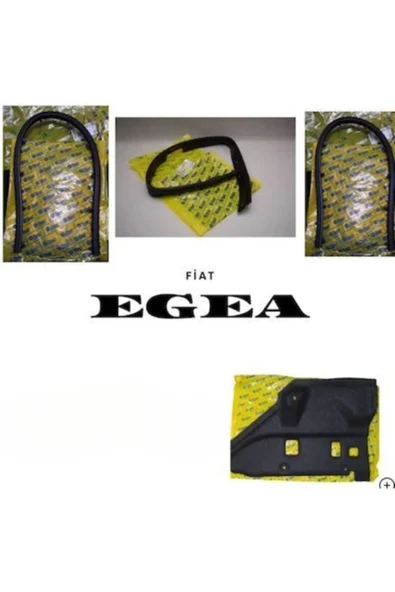 OPAR FİAT Egea - Egea Cross  Uyumlu Torpido Alt İzalatörü + Kaput Fitil+ Kapı Altı Fitil- TAKIM ürün görseli