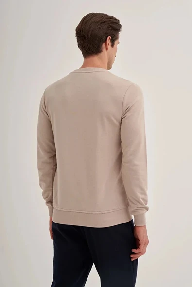 Cazador Slim Fit Mevsimlik 3 İplik Pamuk Karışımlı Sweatshirt-56100 - Resim 2
