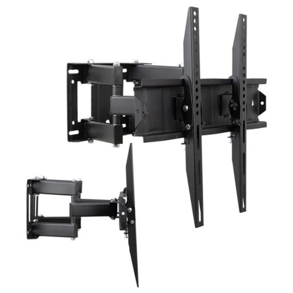 Vontech VT-852 HC Pro 55-85'' Çift Kollu Kilitli Hareketli Televizyon Duvar Askı Aparatı ürün görseli 1