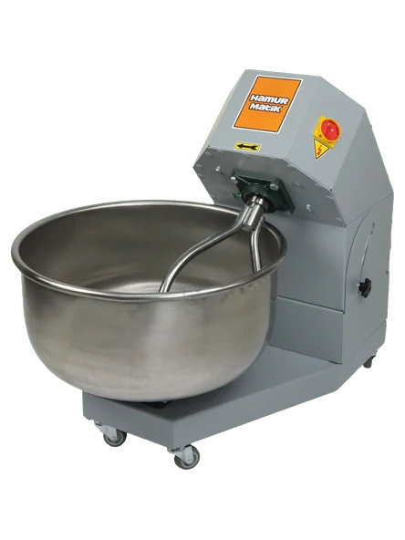 35 Kg Hamurmatik Şanzımanlı Devirmeli Hamur Yoğurma/Karma Makinesi ( 25 Kg Un ve 10 Lt Su) - Resim 2