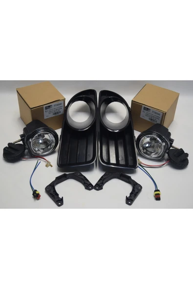 ZENON Linea Sis Farı ve Çerçevesi Takımı Siyah Kapaklı Zenon Marka Sis Farlı 2007 Model - Resim 3