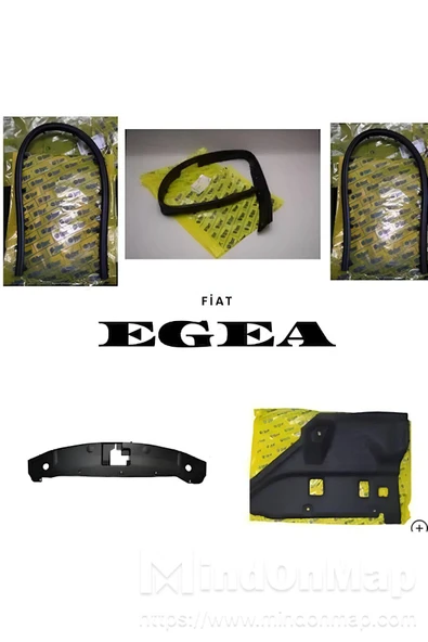 OPAR Fiat Egea Tampon Muhafaza  Torpido Izalatör  Kaput Fitili  Sızdırmazlık Fitili Takım-- IŞIK OTOMOTİV - Resim 3