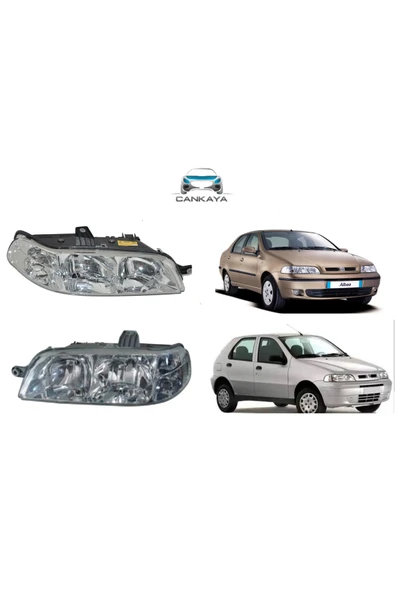 ESER FİAT ALBEA/PALİO/SİEANA 2002-2005 UYUMLU ÖN FAR TAKIMI (ARKA KAPAKLARI DAHİL) GARANTİLİ ürün görseli