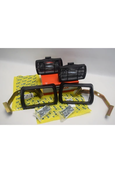 FARSAN Doğan Kartal Şahin Sis Far Seti Çerçeveli Ayaklı Farsan Marka - Resim 3