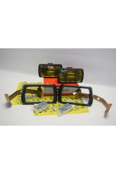 FARSAN Doğan Kartal Şahin Sarı Renkli Sis Far Seti Ayaklı Çerçeveli Farsan Marka ürün görseli