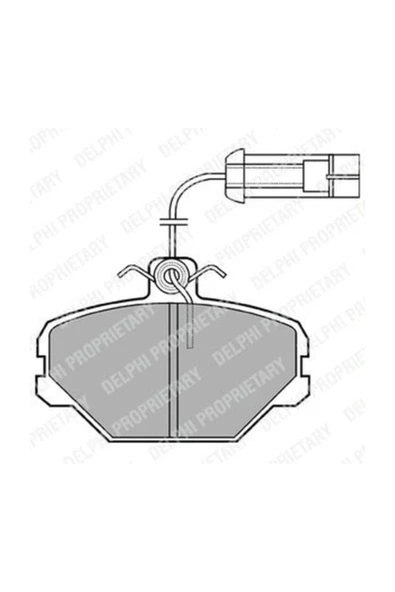 Delphinus Yayıncılık Fren Balatasi On (Fiat: Tempra-Tipo 1.4-1.6 ) - Del-Lp566 ürün görseli