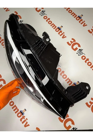 ESER Fiat Egea Ön Far Ledli Mercekli Siyah Komple Far Sağ Taraf (52145154) - Resim 3