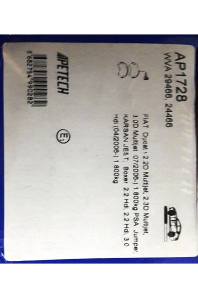 APETECH Fıat Ducato 2.2 - 2.3 Balata - Resim 2