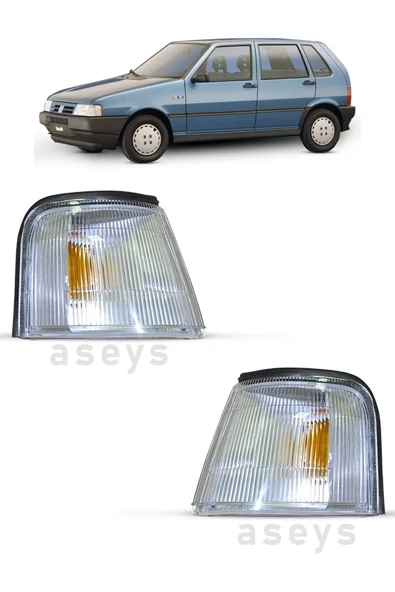 ESER Uno Ön Sağ Ve Sol Sinyal Ikili Takım Fiat Uno Sinyal Takımı 9943194-9943193 - 1