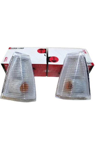 ESER Tofaş Beyaz Sinyal Lambası Sağ Sol Takım 2 Adet Şeffaf ürün görseli