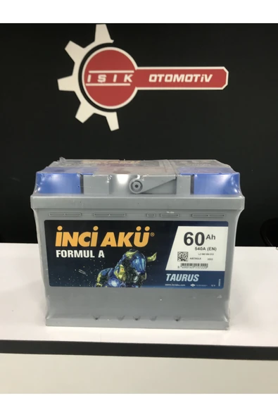 İnci 60 AMPER 1. KALİTE İNCİ AKÜ ürün görseli