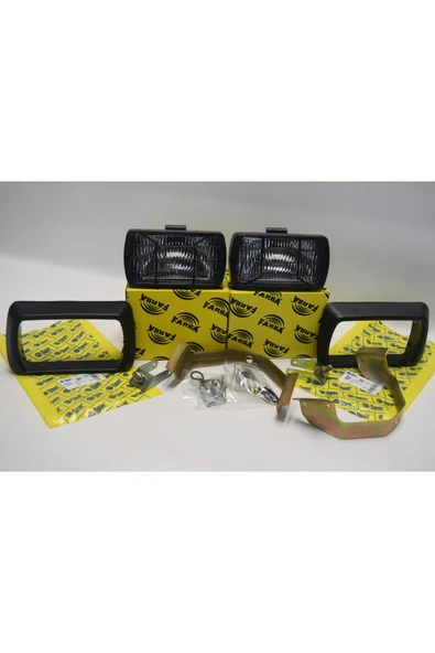 FARBA Doğan Kartal Şahin Sis Far Seti Çerçeveli Ayaklı Farba Marka - Resim 3