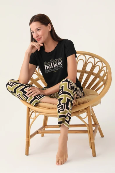 Pierre Cardin 8817-s Kadın Kısa Kol Pijama Takımı ürün görseli 1