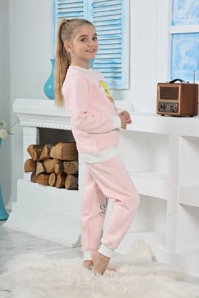 Kapitex 6182 Kız Çocuk Twety Baskılı Uzun Kol Pijama Takımı - Resim 4