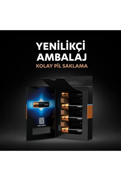 Duracell Optimum Alkalin AA Kalem Piller 4 Adet - 6