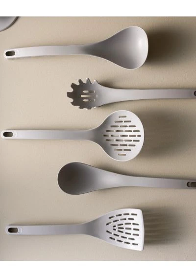 Madame Coco Alsace 5'li Standlı Servis Seti - Soft Gri Plastik - 2
