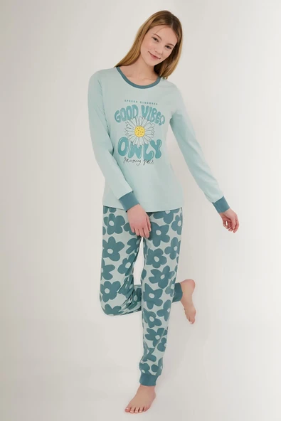 Roly Poly 3247-s Kadın Uzun Kol Pijama Takımı - Resim 3