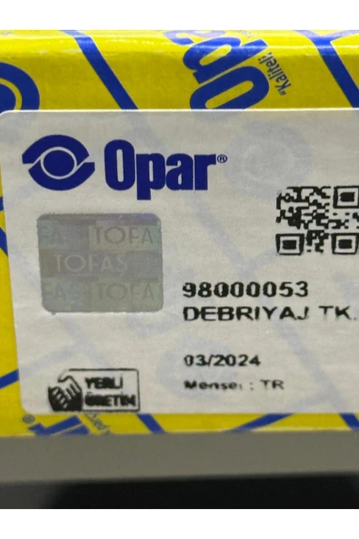 OPAR Debriyaj Seti Tk. 1.6 Doğan-kartal Slx-şahin S Uyumlu - Resim 2