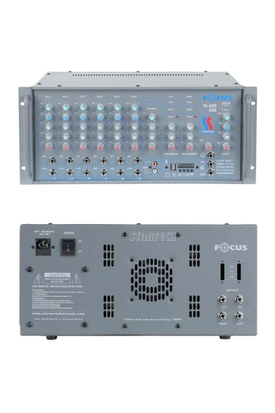Startech Focus F6-600 Watt USB Cami Anfisi