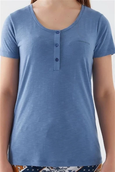 Pierre Cardin 8507-s Kadın Kısa Kol Pijama Takımı - Resim 4