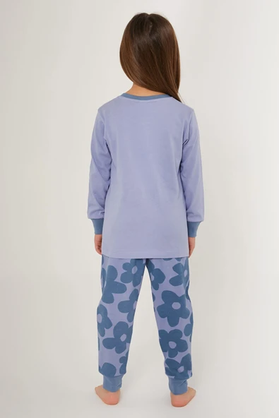 Roly Poly 3247-2 Kız Çocuk Uzun Kollu Pijama Takım - Resim 5
