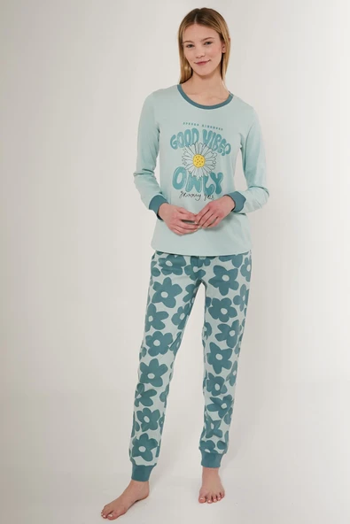 Roly Poly 3247-s Kadın Uzun Kol Pijama Takımı - Resim 2