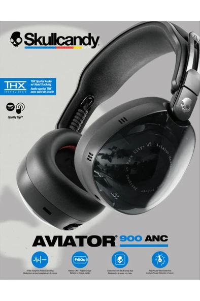 Skullcandy Aviator 900 Anc Kablosuz Kulaklık Siyah S6AVW-T740 - 4