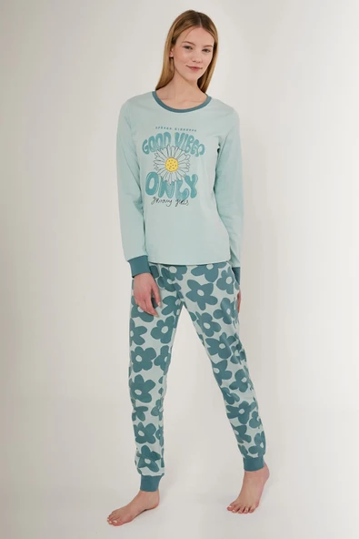 Roly Poly 3247-s Kadın Uzun Kol Pijama Takımı ürün görseli 1