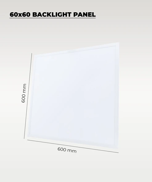 48 W. Sıva Altı 60x60 Backlight Beyaz Panel Armatür 4000K - 2 Adet - 2