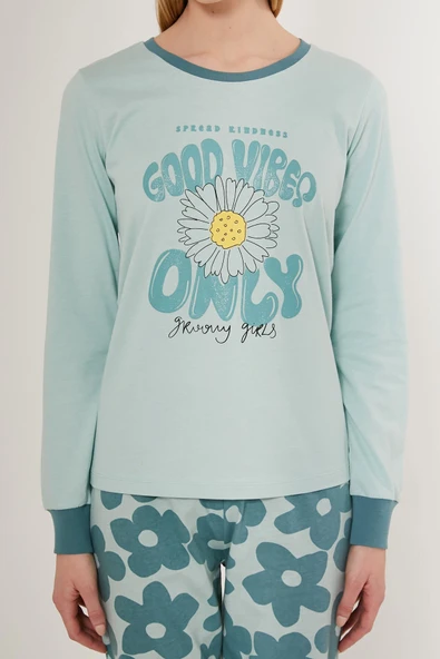 Roly Poly 3247-s Kadın Uzun Kol Pijama Takımı - Resim 4