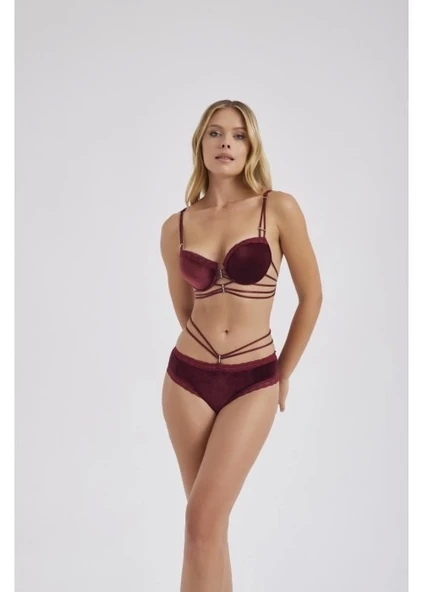 Moonlight 284 Kadife Dolgulu Sütyen Takım - Resim 8