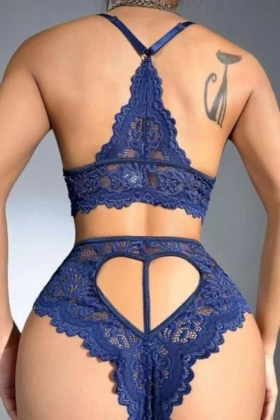 For Dreams 8455 Dantel Bralet Sütyen Takım - 2