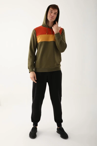 Arnetta Ar2785-s Color And Promises Yeşil Erkek Uzun Kol Pijama Takım - Resim 3