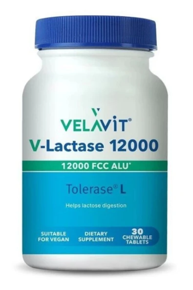 Velavit V Lactase 12000 30 Tablet - 1