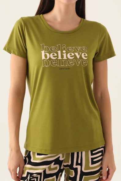 Pierre Cardin 8817-s Kadın Kısa Kol Pijama Takımı - Resim 9