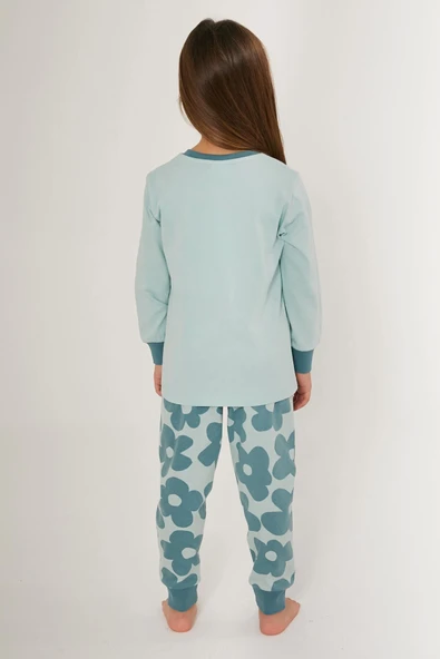 Roly Poly 3247-2 Kız Çocuk Uzun Kollu Pijama Takım - Resim 6