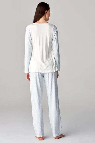 Feyza 4677 3'lü Lohusa Pijama Takımı - Resim 8