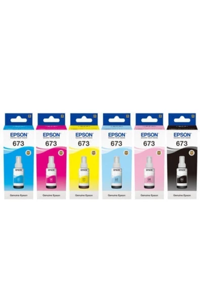 EPSON 673  Mürekkep Seti L800/l805/l810/l850/l1800 ürün görseli 1