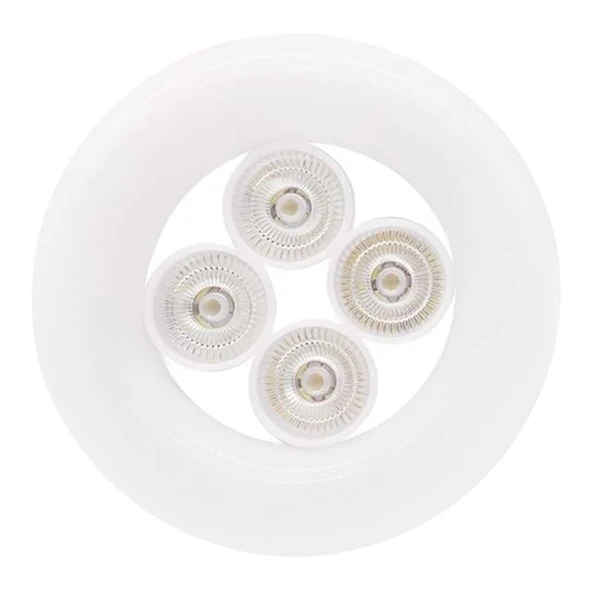 Powermaster Beyaz E27 Duy 48 Watt 4'lü Ufo Led Lamba KK-902 ürün görseli
