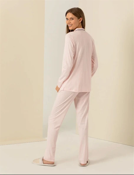 Pıerre Cardın 7717-s Bayan Gömlek Pijama Takımı - Resim 9