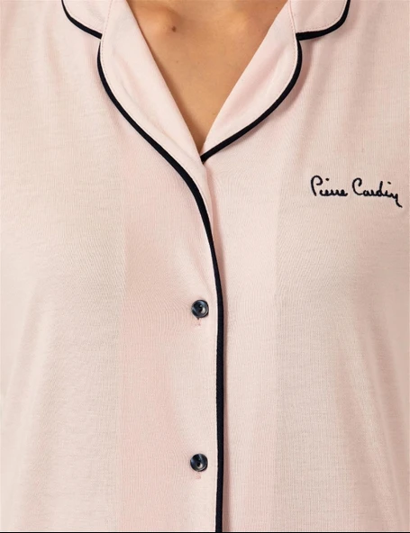 Pıerre Cardın 7717-s Bayan Gömlek Pijama Takımı - Resim 6