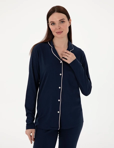 Pıerre Cardın 7717-s Bayan Gömlek Pijama Takımı ürün görseli 1