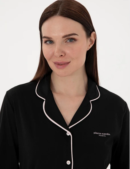 Pıerre Cardın 7717-s Bayan Gömlek Pijama Takımı - Resim 11