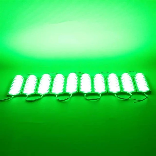 Powermaster 12 Volt 4 Watt Yeşil 3030 10 X 53.8 Mm IP65 260 – 280 Lümen 180 Derece Modül Led - Resim 2