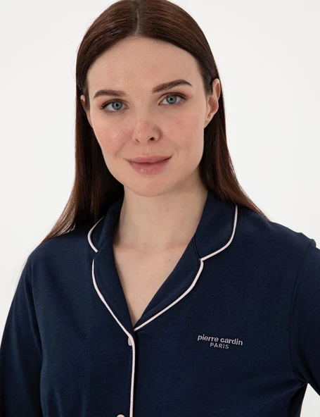 Pıerre Cardın 7717-s Bayan Gömlek Pijama Takımı - Resim 2