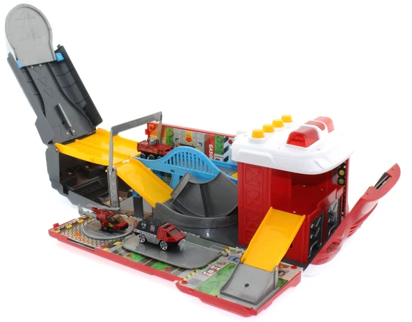 PARAPLY İtfaiye İstasyonuna Dönüşen Kamyon Kız Erkek Çocuk Oyuncak Eğitici Oyuncaklar ürün görseli