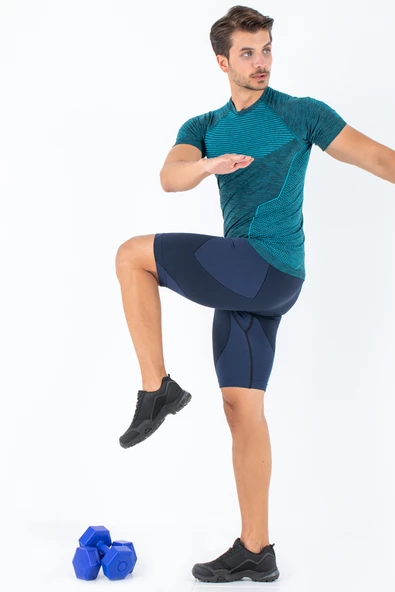 MioFit Erkek Active Kısa Kollu Dikişsiz Spor Tişört-341 - 2